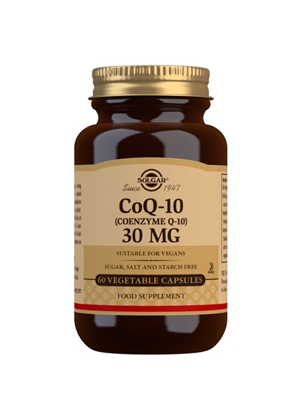 Solgar - CoQ-10 (Coenzyme Q-10) 30 mg (60 Veg Caps)